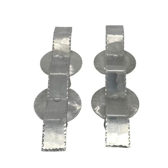 Mid 20th Century Everlast Metal Corporation Hand Forged Aluminum Candle Holders - Picture 7 of 12